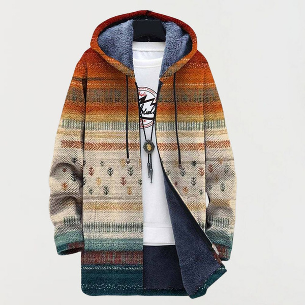 Zara | Geometrisk Kunst Hettegenser