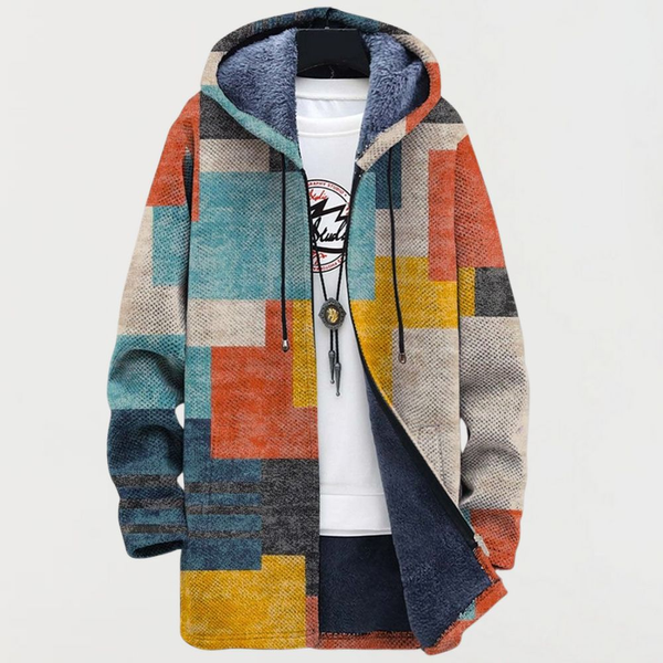 Zara | Geometrisk Kunst Hettegenser