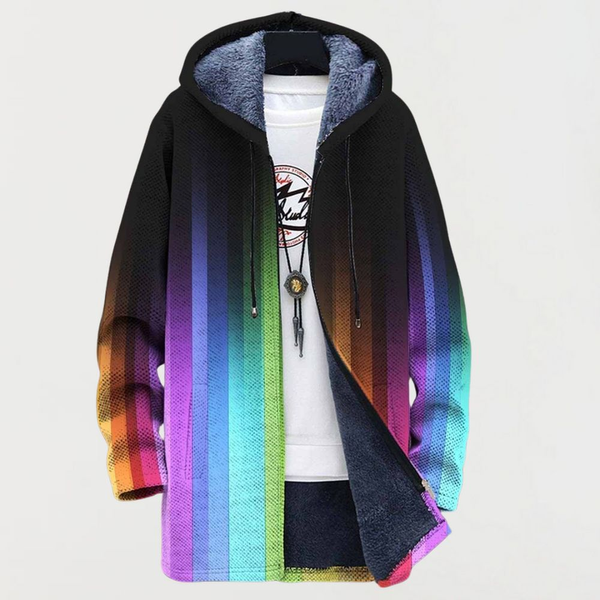 Zara | Geometrisk Kunst Hettegenser