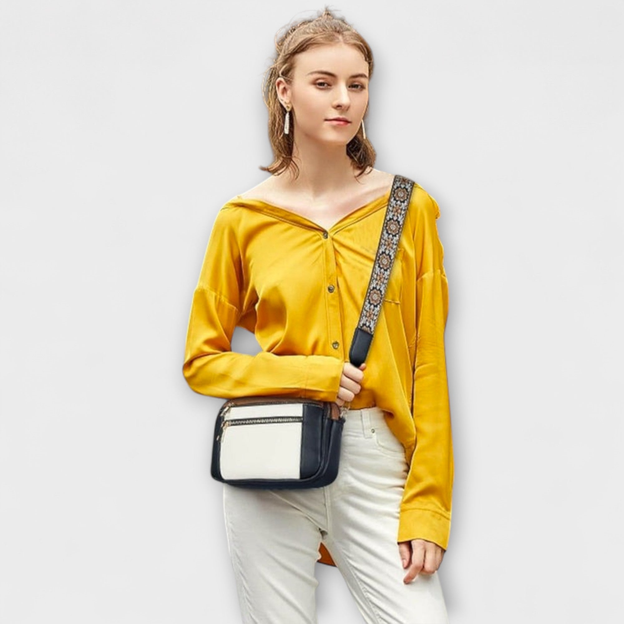 Mira™ -  Elegant lær skulderveske
